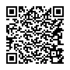 Código QR para número de teléfono +14243950503