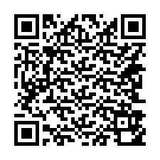 Kode QR untuk nomor Telepon +14243950696