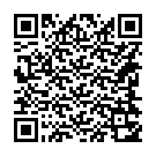 Kode QR untuk nomor Telepon +14244352485