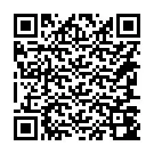 QR Code pour le numéro de téléphone +14247042181