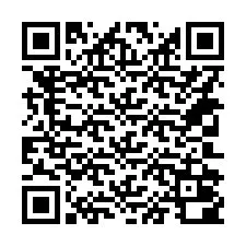 Código QR para número de teléfono +14302000043