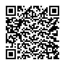 Código QR para número de telefone +14302559638