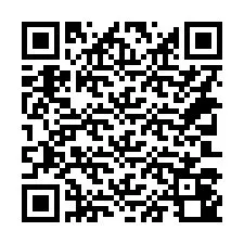 QR kód a telefonszámhoz +14303040119