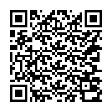 Código QR para número de telefone +14307030528