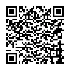 QR Code สำหรับหมายเลขโทรศัพท์ +14319986802