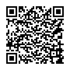 Código QR para número de teléfono +14319986820