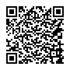 Código QR para número de teléfono +14319986833