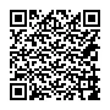 QR Code สำหรับหมายเลขโทรศัพท์ +14319986837