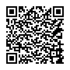 Código QR para número de telefone +14319986839