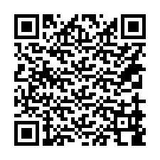 QR-code voor telefoonnummer +14319988003