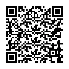 Código QR para número de teléfono +14319988009