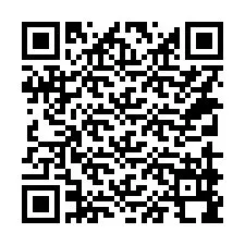 Código QR para número de telefone +14319998604