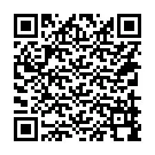 QR-koodi puhelinnumerolle +14319998614