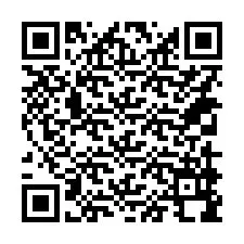 Código QR para número de telefone +14319998653