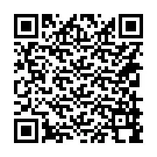 Código QR para número de teléfono +14319998676