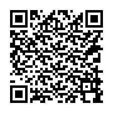 Código QR para número de telefone +14319998690