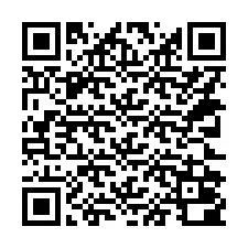 QR-код для номера телефона +14322000008