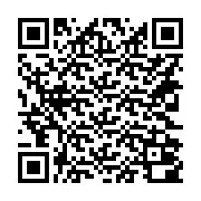 Codice QR per il numero di telefono +14322000036