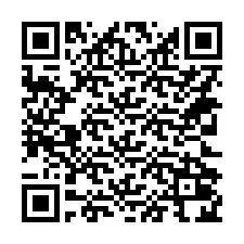 QR Code pour le numéro de téléphone +14322024206