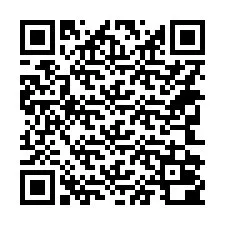 Codice QR per il numero di telefono +14342000006