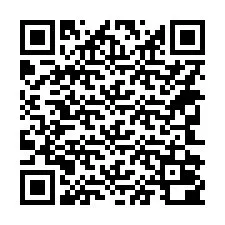 QR-код для номера телефона +14342000042