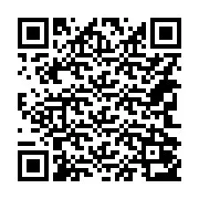 QR-код для номера телефона +14342053217