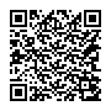 Codice QR per il numero di telefono +14342053419