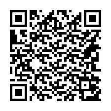 Codice QR per il numero di telefono +14342053457