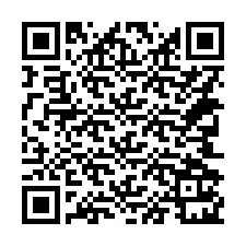 Código QR para número de teléfono +14342121389