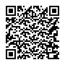 Código QR para número de teléfono +14342700545