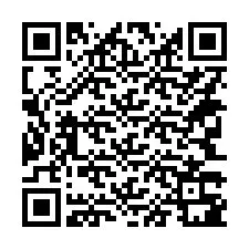 QR kód a telefonszámhoz +14343381922