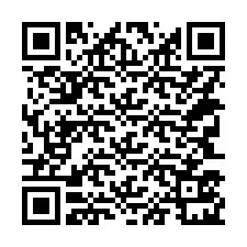 Código QR para número de teléfono +14343521164