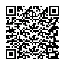 Kode QR untuk nomor Telepon +14344393612