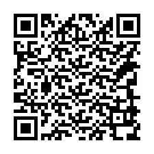 Código QR para número de telefone +14349938001