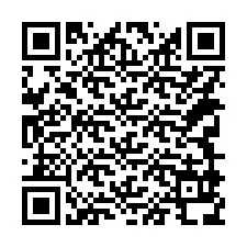 QR-Code für Telefonnummer +14349938421