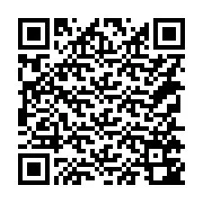 QR код за телефонен номер +14355742661