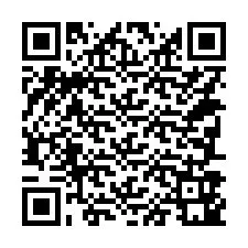 QR-code voor telefoonnummer +14387941234