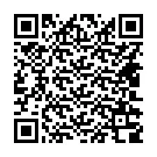 QR-koodi puhelinnumerolle +14402308556