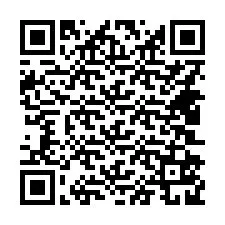 QR kód a telefonszámhoz +14402529076