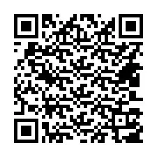 QR kód a telefonszámhoz +14403107047