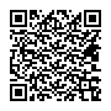 QR-code voor telefoonnummer +14403368003