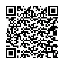 QR-koodi puhelinnumerolle +14403368090