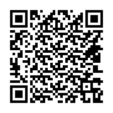 QR kód a telefonszámhoz +14403369149