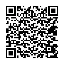 Código QR para número de telefone +14403453097