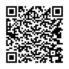 QR kód a telefonszámhoz +14403596132