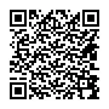 QR-Code für Telefonnummer +14403894245