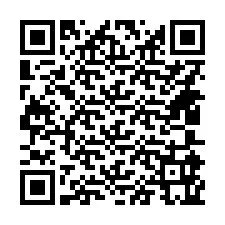 Código QR para número de teléfono +14405965005