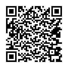 QR код за телефонен номер +14407839033