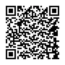 Código QR para número de telefone +14408584018