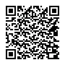 QR Code สำหรับหมายเลขโทรศัพท์ +14422000014